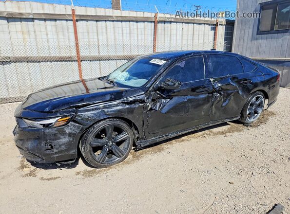 1HGCY2F73RA053371 2024 HONDA ACCORD Черный Задняя левая четверть