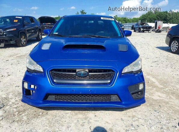 JF1VA1B6XG9828644 2016 SUBARU WRX Blue Widok z tyłu