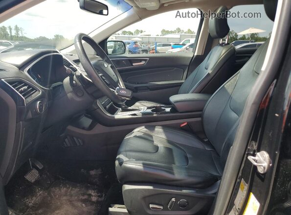 2FMPK3K97JBB41374 2018 FORD EDGE Black წინა პანელის ხედი