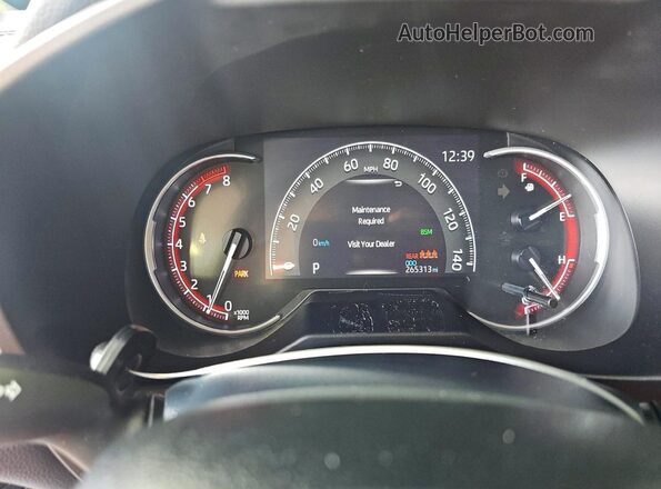 2T3S1RFV7PW355265 2023 TOYOTA RAV4 Gray Widok zestawu wskaźników