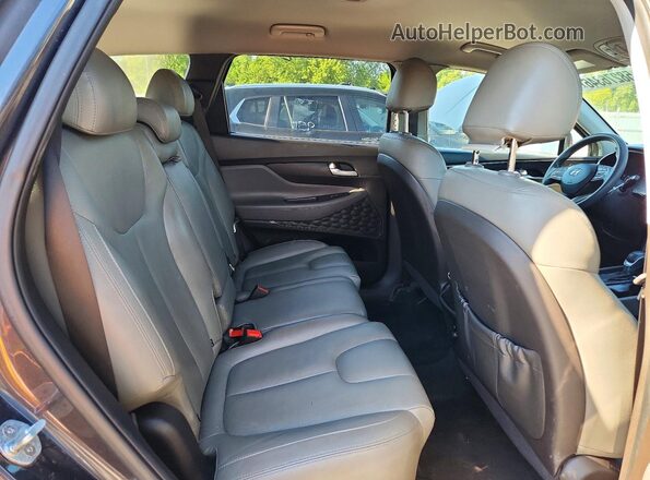 5NMS33AD0LH227888 2020 HYUNDAI SANTA FE Black Rear interior view