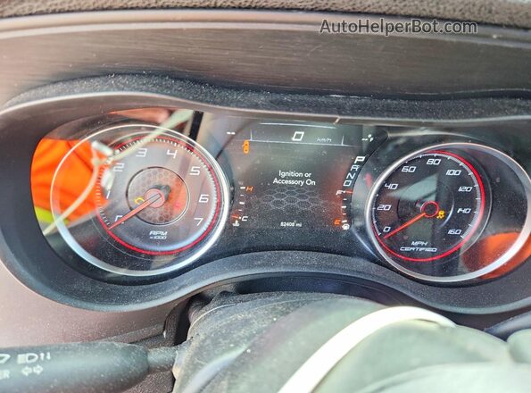 2C3CDXAT3KH581676 2019 DODGE CHARGER White Հետևի նստատեղերի տեսք