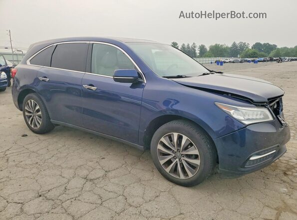 5FRYD4H47GB037949 2016 ACURA MDX Black წინა ხედი