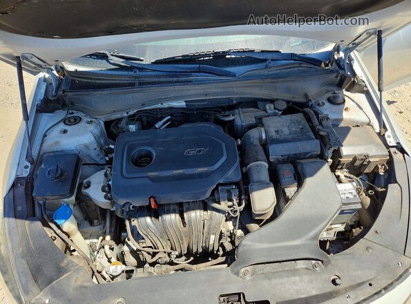 5XXGT4L37KG326950 2019 KIA OPTIMA Серебряный Вид подкапотного пространства