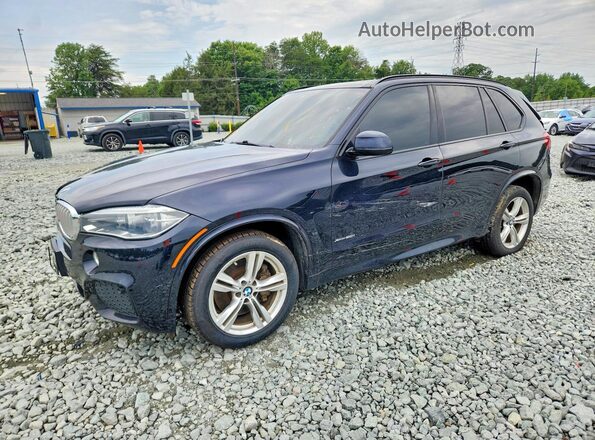 5UXKR6C50J0U14582 2018 BMW X5 Blue Հետևի ձախ