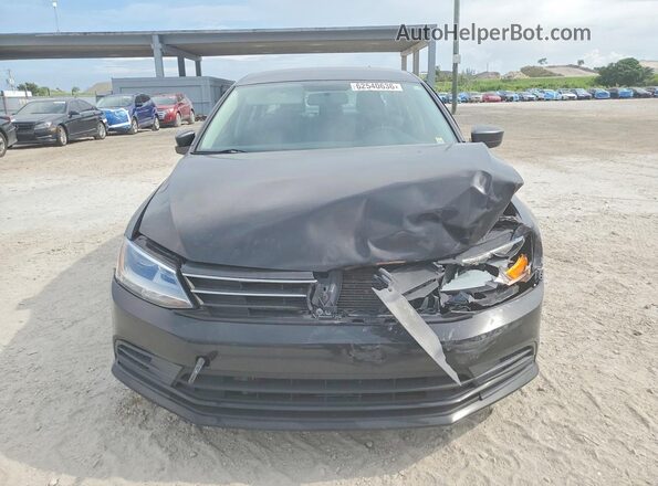3VW267AJXGM281798 2016 VOLKSWAGEN JETTA Черный Вид сзади