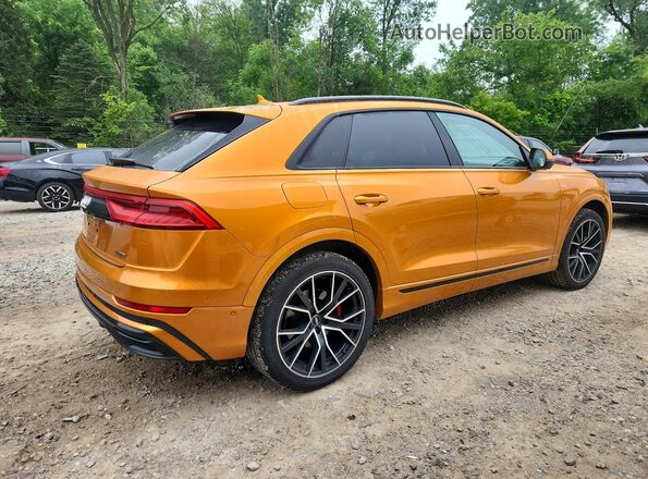 WA1FVAF18LD022109 2020 AUDI Q8 Orange Передня права чверть
