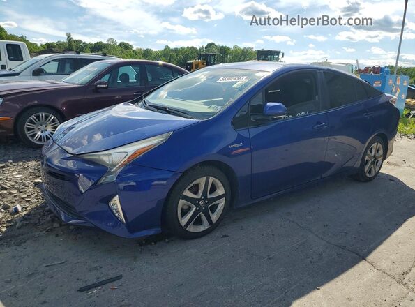 JTDKARFU2H3529187 2017 TOYOTA PRIUS Blue Rear left