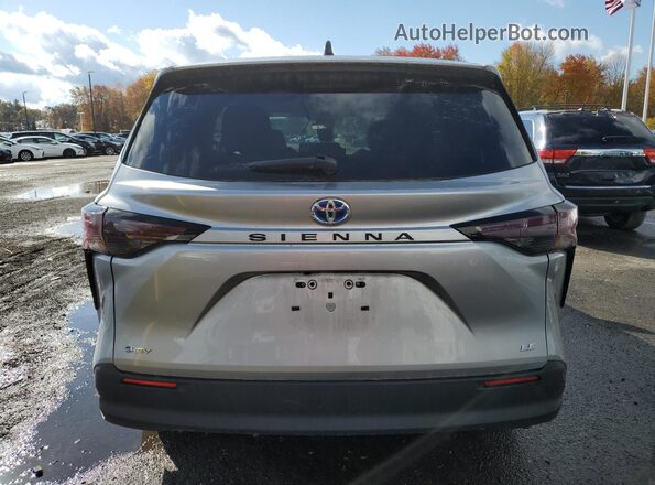5TDKRKEC3SS240317 2025 TOYOTA SIENNA Silver 