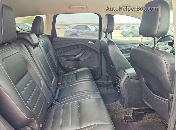 1FMCU9HD7JUB10482 2018 FORD ESCAPE Синий Вид задней части салона