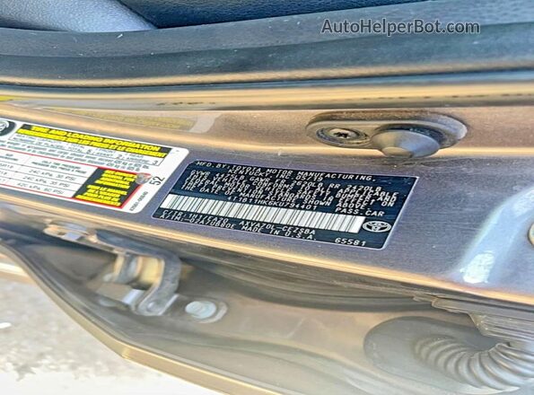 4T1B11HK6KU794401 2019 TOYOTA CAMRY Gray Rear interior view