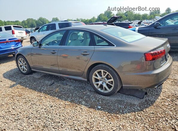 WAUGFAFC0GN048502 2016 AUDI A6 Желто-коричневый Задняя левая четверть