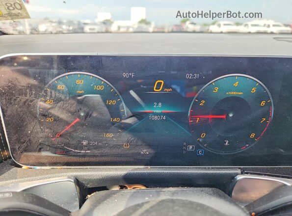 W1N4M4GB2LW044645 2020 MERCEDES-BENZ GLB-CLASS Черный Вид задних сидений