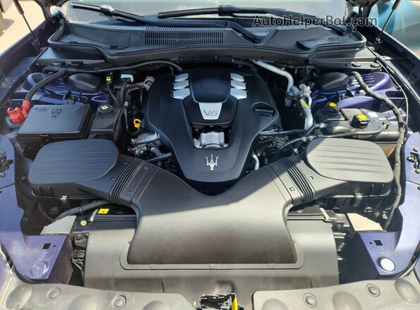 ZAM57XSAXG1172116 2016 MASERATI GHIBLI Green Engine compartment view