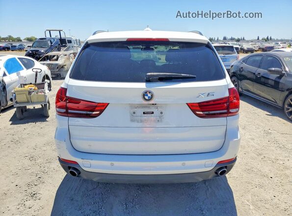 5UXKR2C53G0U17493 2016 BMW X5 White Vista interior delantera