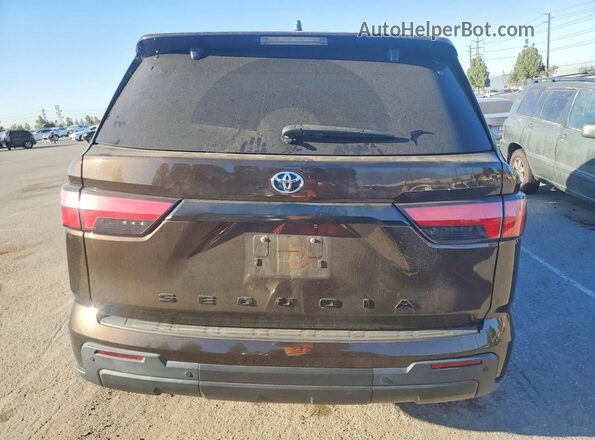 7SVAAABAXPX006652 2023 TOYOTA SEQUOIA Коричневый Вид салона спереди