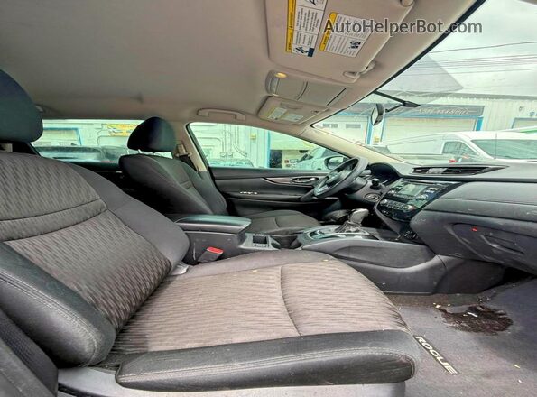 5N1AT2MT6HC802764 2017 NISSAN ROGUE Черный Вид сзади