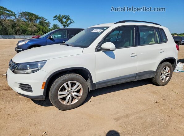 WVGBV7AXXHW510908 2017 VOLKSWAGEN TIGUAN Белый Задняя левая четверть