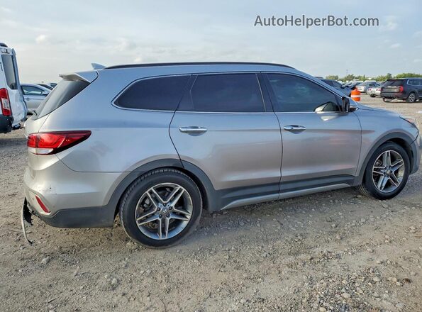 KM8SR4HF3HU181092 2017 HYUNDAI SANTA Gray Delantero derecho