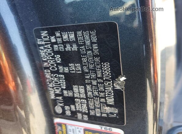 KNDJ23AU5L7096866 2020 KIA SOUL Gray 