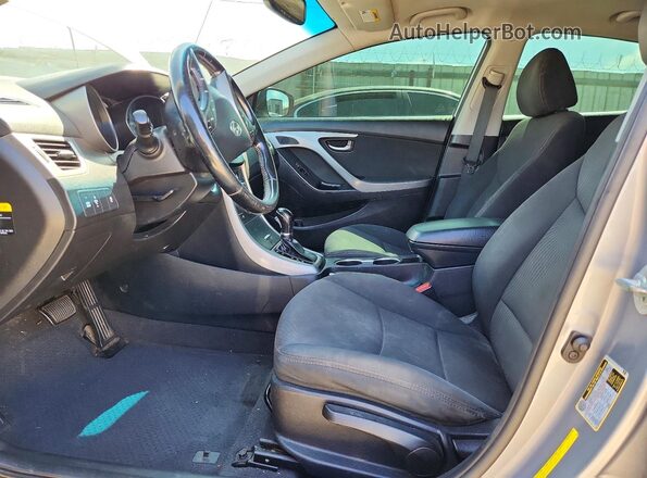 5NPDH4AE9GH672941 2016 HYUNDAI ELANTRA Silver Вид панелі приладів