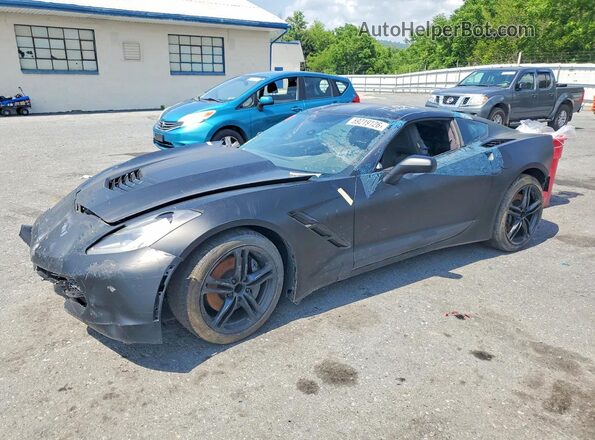 1G1YB2D72G5101255 2016 CHEVROLET CORVETTE Black Trasero izquierdo