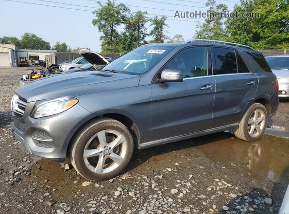 4JGDA5HB5HA823980 2017 MERCEDES-BENZ GLE Gray Trasero izquierdo