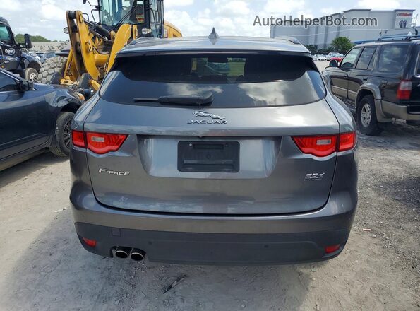 SADCL2BN5HA496416 2017 JAGUAR F-PACE Gray Widok wnętrza z przodu