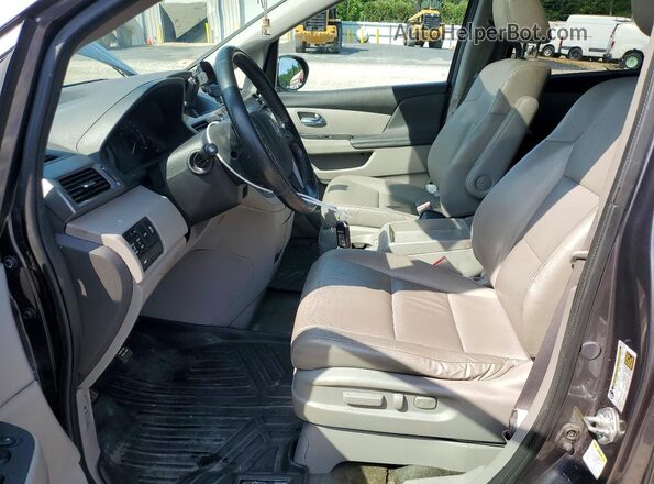 5FNRL5H64GB125339 2016 HONDA ODYSSEY Gray Առջևի վահանակի տեսք