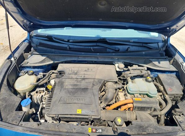 KNDCB3LC4H5056004 2017 KIA NIRO Blue Շարժիչի բաժամունքի տեսք