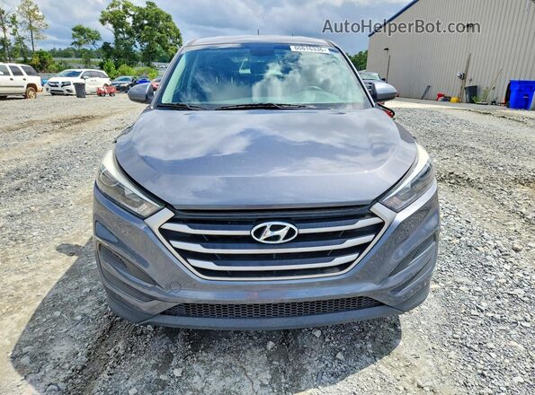 KM8J23A43HU580376 2017 HYUNDAI TUCSON Серый Вид сзади
