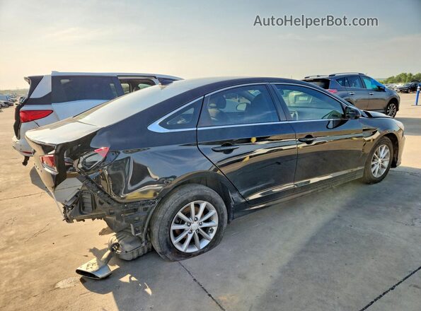 5NPE24AF7KH767831 2019 HYUNDAI SONATA Black Передня права чверть