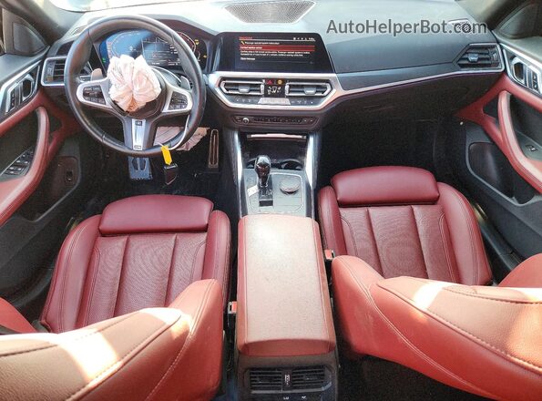 WBA63AV07NFM62332 2022 BMW 4 SERIES Black Вид щитка приладів
