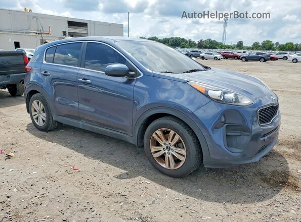 KNDPM3AC5J7484012 2018 KIA SPORTAGE Blue Widok z przodu