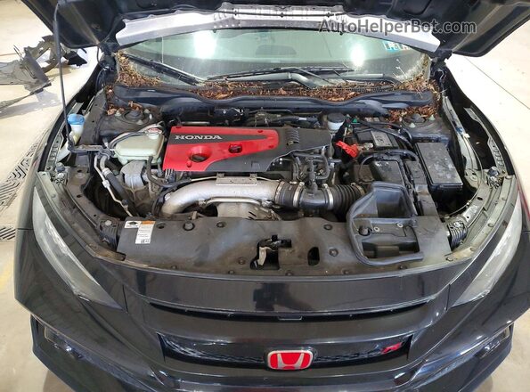 SHHFK8G74JU202363 2018 HONDA CIVIC Black Widok komory silnika