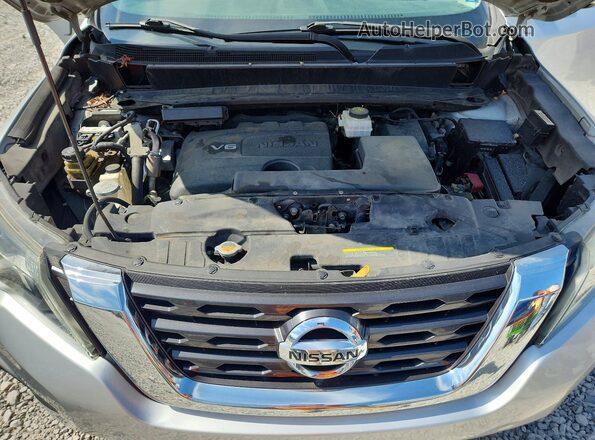 5N1DR2MM5HC659326 2017 NISSAN PATHFINDER Silver Widok naklejki z numerem VIN