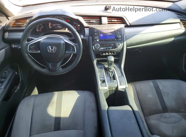 19XFC2F54HE033800 2017 HONDA CIVIC Charcoal Սարքավորումների վահանակի տեսք