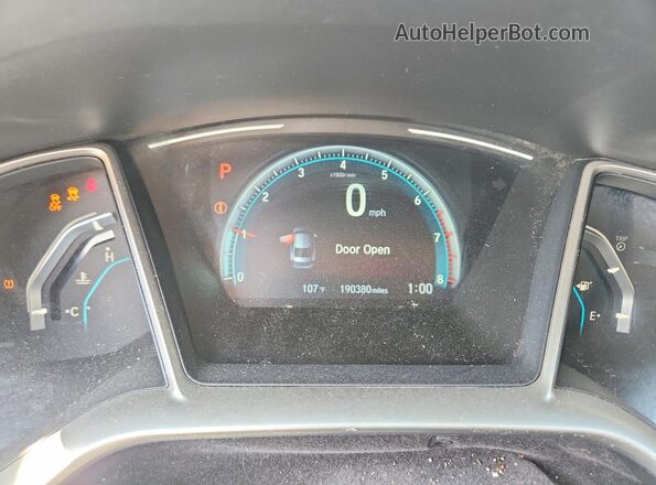 19XFC1F33HE206389 2017 HONDA CIVIC Black Rear seats view