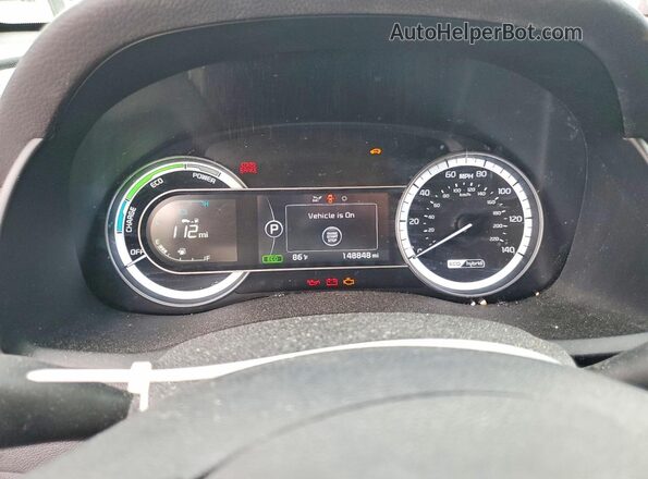 KNDCB3LC8J5119384 2018 KIA NIRO Белый Вид задних сидений