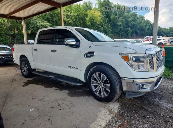 1N6AA1E62HN537775 2017 NISSAN TITAN Белый Вид спереди