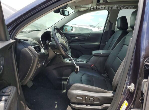 3GNAXZEU7KS536043 2019 CHEVROLET EQUINOX Blue Dashboard view