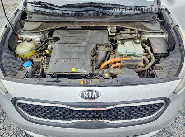 KNDCC3LC7H5036083 2017 KIA NIRO Серебряный Вид подкапотного пространства