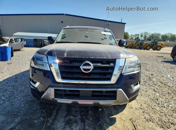 JN8AY2BA6M9372690 2021 NISSAN ARMADA Blue Vista trasera