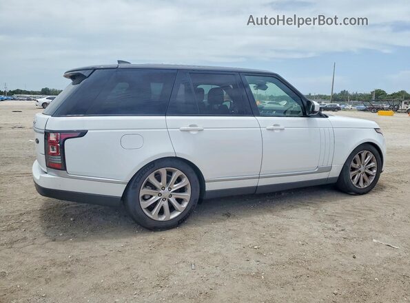 SALGS2FK5HA344032 2017 LAND ROVER RANGE ROVER White Передня права чверть