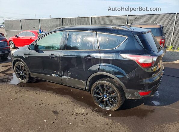 1FMCU9GDXJUB10770 2018 FORD ESCAPE Black Trasero izquierdo