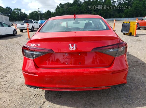 2HGFE2F27TH523548 2026 HONDA CIVIC Red Front interior view