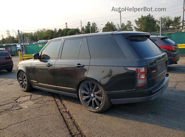 SALGS2EF2GA306177 2016 LAND ROVER RANGE ROVER Black უკანა მარჯვენა