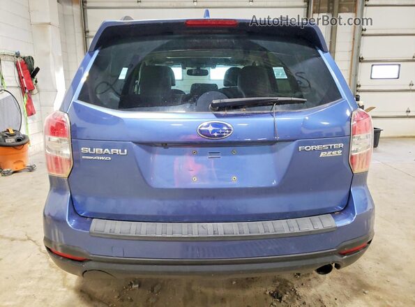 JF2SJAXC3GH511789 2016 SUBARU FORESTER Blue Front interior view