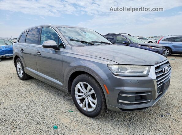 WA1AAAF74HD004014 2017 AUDI Q7 Gray Вид спереду