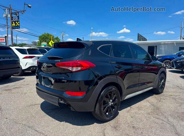 KM8J3CA44JU698147 2018 HYUNDAI TUCSON Black Передня права чверть